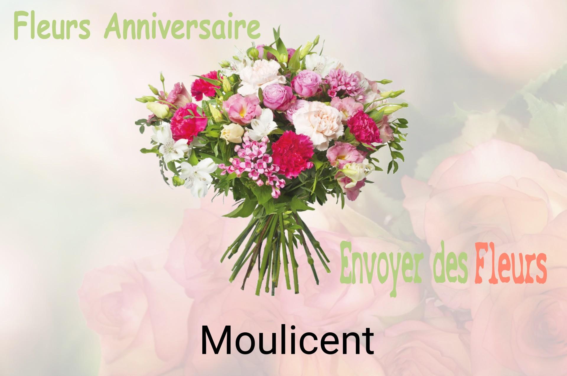 Bouquet de fleurs d’anniversaire livré à Moulicent